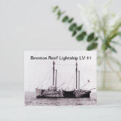 Brenton Reef Lightship LV-11 Briefkaarten (Staand voorkant)