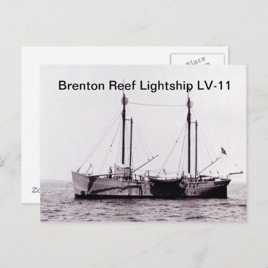 Brenton Reef Lightship LV-11 Briefkaarten (Voorkant / Achterkant)
