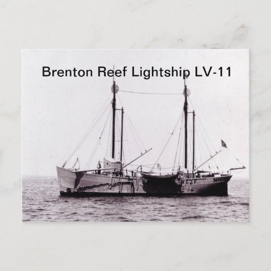 Brenton Reef Lightship LV-11 Briefkaarten (Voorkant)