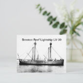 Brenton Reef Lightship LV-39 Briefkaarten (Staand voorkant)