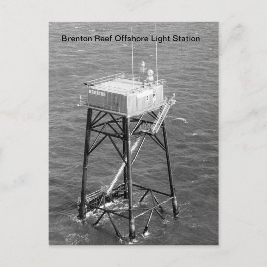 Brenton Reef Offshore Light Station-Briefkaarten Briefkaart (Voorkant)