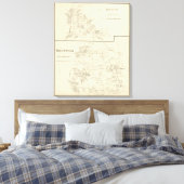 Brentwood, Hampton PO Canvas Afdruk (Insitu (Slaapkamer))