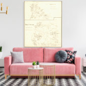 Brentwood, Hampton PO Canvas Afdruk (Insitu (Woonkamer))