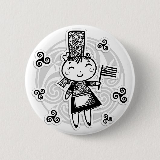 Breottensap Ronde Button 5,7 Cm (Voorkant)