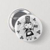 Breottensap Ronde Button 5,7 Cm (Voorkant /achterkant)