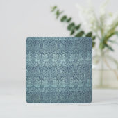 Brer Rabbit door William Morris Blauw Textielpatro (Staand voorkant)