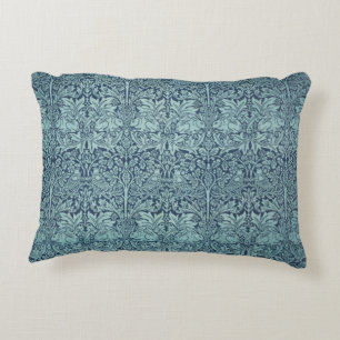 Brer Rabbit van William Morris Blauw Textielpatroo Accent Kussen