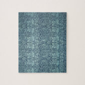 Brer Rabbit van William Morris Blauw Textielpatroo Legpuzzel (Verticaal)