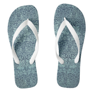 Brer Rabbit van William Morris Blauw Textielpatroo Teenslippers