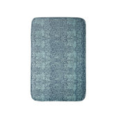 Brer Rabbit van William Morris Blue Textile Patter Badmat (Voorkant Verticaal)