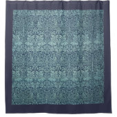 Brer Rabbit van William Morris Blue Textile Patter Douchegordijn (Voorkant)