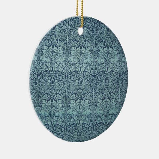 Brer Rabbit van William Morris, Textielpatroon Keramisch Ornament (Rechts)