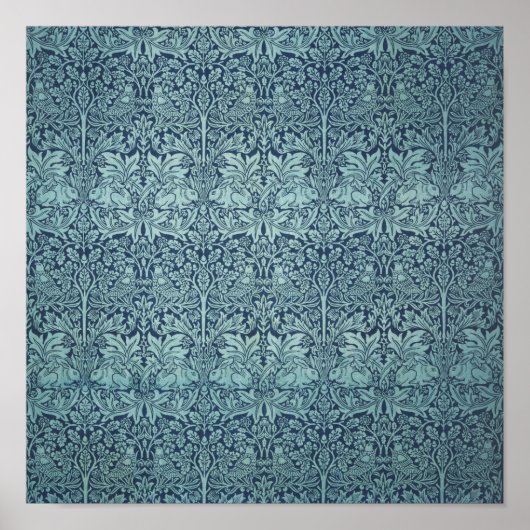 Brer Rabbit van William Morris, Textielpatroon Poster (Voorkant)
