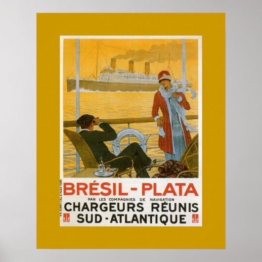 Bresil - Plata Poster (Voorkant)