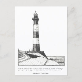 Breskens Lighthouse Netherlands Illustratie Briefkaart