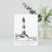 Breskens Lighthouse Netherlands Illustratie Briefkaart (Staand voorkant)