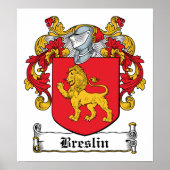 Breslin Family Crest Poster (Voorkant)
