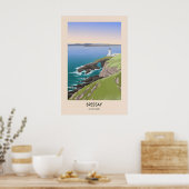 Bressay Schotland Reisposter Poster (Keuken)