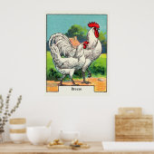  Bresse Chicken Poster (Keuken)