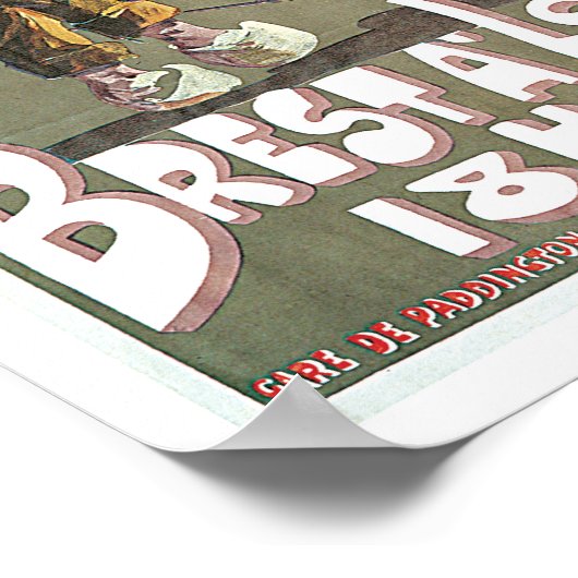 Brest á Londenaren 18 uur Poster (Hoek)