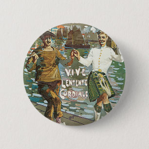 Brest á Londenaren 18 uur Ronde Button 5,7 Cm