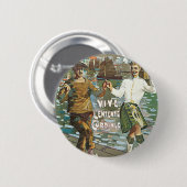 Brest á Londenaren 18 uur Ronde Button 5,7 Cm (Voorkant /achterkant)