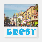 Brest Belarus Cityscape Architecture Street Б р с  Magneet (Voorkant)