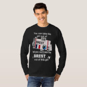 Brest Boarding Pass Brest Girl Brest T-shirt (Voorkant volledig)
