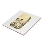 Brest City Architecture Sketch Tegeltje (Zijkant)