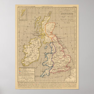 Bretagne Anglo Saxonne, 600 ans zijn Jezus Christu Poster