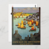 -Bretagne, Audierne, Frankrijk - Briefkaart (Voorkant / Achterkant)