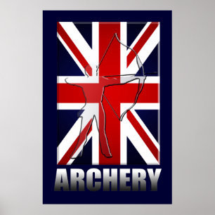 Bretagne-boogschieten en Archers Toxophilite Poster
