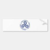 Bretagne / Breizh / Britanny Bumpersticker (Voorkant)