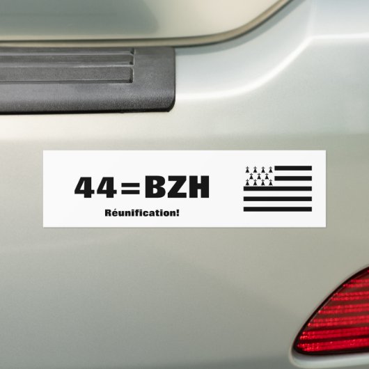 Bretagne bumpersticker (Op auto)