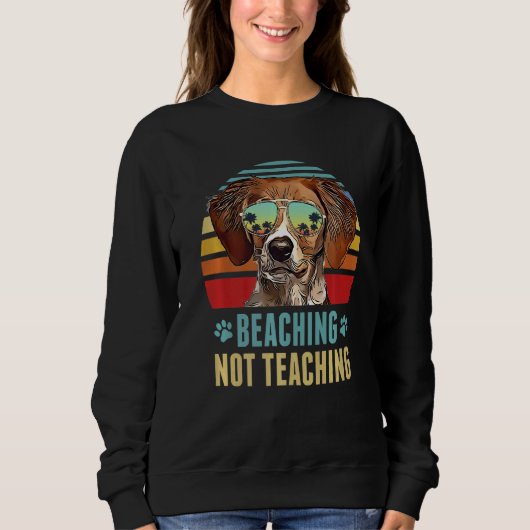 Bretagne Dog-leraar Summer slaan Trui (Voorkant)