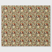  Bretagne Dog Painting Cadeaupapier (Vlak)