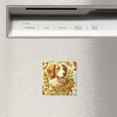 Bretagne Dog Painting Magneet (Insitu (Vaatwasser))
