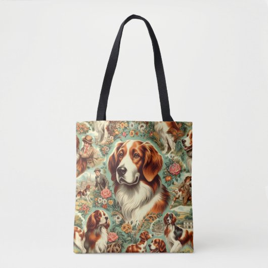  Bretagne Dog Painting Tote Bag (Voorkant)