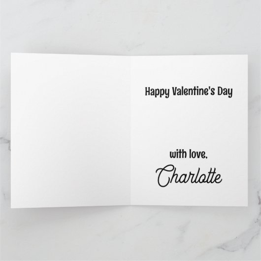 Bretagne dog Valentijnsdag Kaart (Binnen)