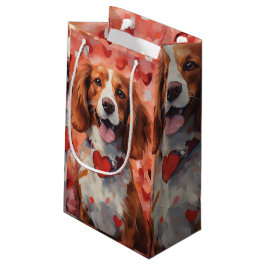 Bretagne dog Valentijnsdag Klein Cadeauzakje