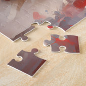 Bretagne dog Valentijnsdag Legpuzzel (Zijkant)