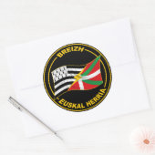 Bretagne en Baskische Sticker (Envelop)