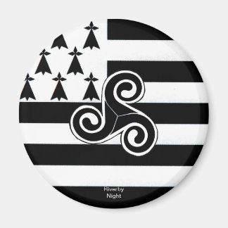 Bretagne Flag (Breton) Magneet