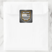 Bretagne Flag Vierkante Sticker (Tas)