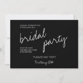 Bretagne-fotoscript je zal mijn Bridesmaid zijn Kaart (Achterkant)