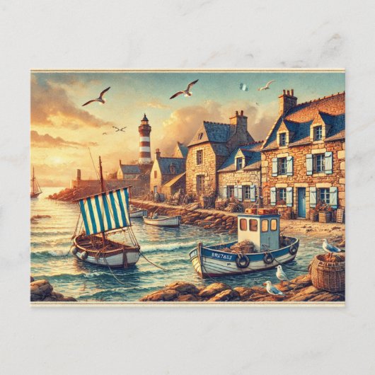Bretagne, Frankrijk briefkaarten (Voorkant)