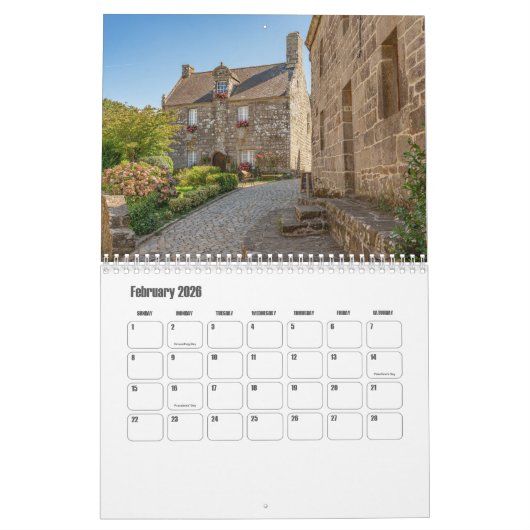 Bretagne-Frankrijk Kalender (Feb 2026)