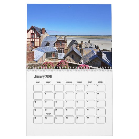 Bretagne-Frankrijk Kalender (Jan 2026)