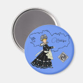 Bretagne, Frankrijk Magneet (Voorkant / Achterkant)