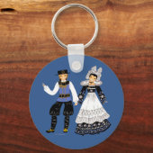 Bretagne, Frankrijk Sleutelhanger (Voorkant)